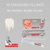 Dr. Bone's Therapeutics ® Temporary Tooth Filling Dental First Aid Cavity Hole Fill Kit – Ready Mixed in Easy Use Syringe Dispenser