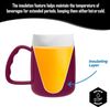 DR. BONE'S THERAPEUTICS ® Mug with Internal Cone BlackBerry with Spouted Lid with Small Opening, Drinking aid, Thermo Mug, Feeding Cup 140 ml (BlackBerry 2 Lids)