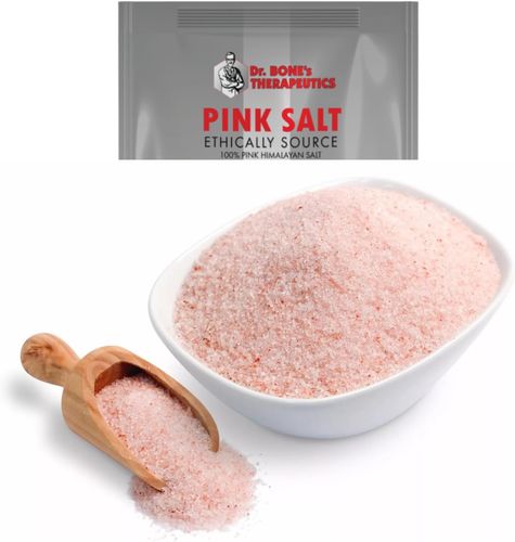 1 KG (Fine) Pure Pink Himalayan Salt Premium Quality Unrefined, 100% Natural by Dr. Bone's Therapeutics ®