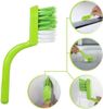 Wolvex Grout Brush- (3 In 1) Cleaning Brush Slip Resistant, Grout Cleaner for Bathroom, Kitchen, Window Track, Shower, Kitchen, Seams, Floor Lines(Green)