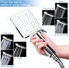 Square Shower Head, High Pressure Adjustable Shower Heads Adjustable Shower Head, Universal Chrome Handheld Shower Head Set with 6 Settings Spray Mode, Single-Hand Adjustable Shower Head by Wolvex ®