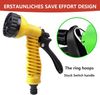 Wolvex ® Hose Spray Gun, 5 Adjustable Patterns Hose Nozzle, High-Pressure Anti-Slip Water Hose Pipe Spray Gun for Plants & Lawns Watering, Bike & Car Washing and Pets Bathing (Dark Green)