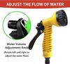 Wolvex ® Hose Spray Gun, 5 Adjustable Patterns Hose Nozzle, High-Pressure Anti-Slip Water Hose Pipe Spray Gun for Plants & Lawns Watering, Bike & Car Washing and Pets Bathing (Dark Green)