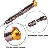 Wolvex Precision Screwdriver Set Mini Glasses Screwdriver Set Multifunctional Vanadium Steel Small Torx Screwdrivers for Watch with Case to Repair Electronic Devices