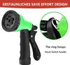 Wolvex ® Hose Spray Gun, 5 Adjustable Patterns Hose Nozzle, High-Pressure Anti-Slip Water Hose Pipe Spray Gun for Plants & Lawns Watering, Bike & Car Washing and Pets Bathing (Dark Green)